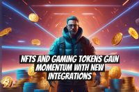 NFTs and gaming tokens gain momentum with new integrations