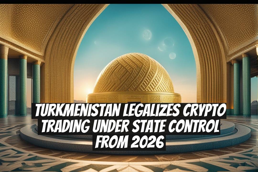 Turkmenistan legalizes crypto trading under state control from 2026