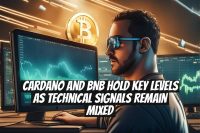 Cardano and BNB hold key levels as technical signals remain mixed