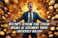 Bitcoin’s Extreme Fear Streak Breaks as Sentiment Turns Cautiously Bullish