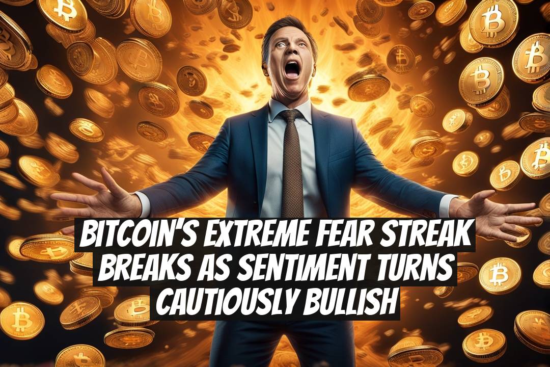 Bitcoin’s Extreme Fear Streak Breaks as Sentiment Turns Cautiously Bullish