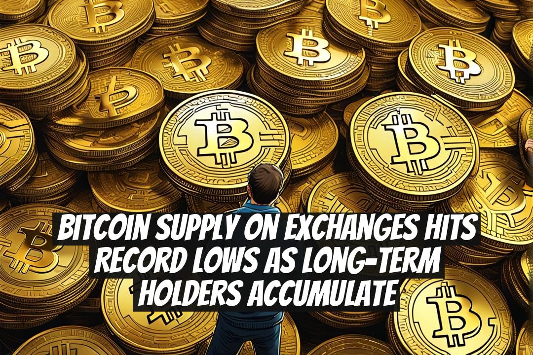 Bitcoin supply on exchanges hits record lows as long-term holders accumulate