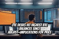OTC Desks Hit Highest BTC Balances Since August—Implications for Price