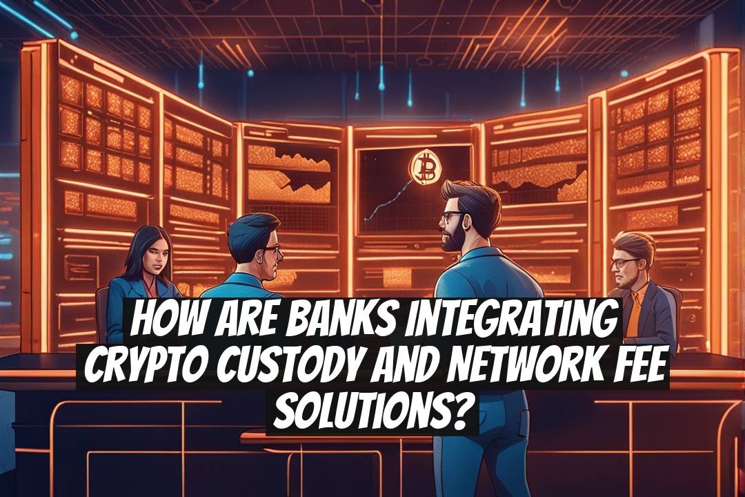 How are banks integrating crypto custody and network fee solutions?