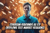 Ethereum rebounds as ETF outflows test market resilience