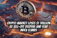 Crypto market loses $1 trillion as sell-off deepens and fear index climbs
