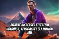BitMine Increases Ethereum Holdings, Approaches 3.7 Million ETH