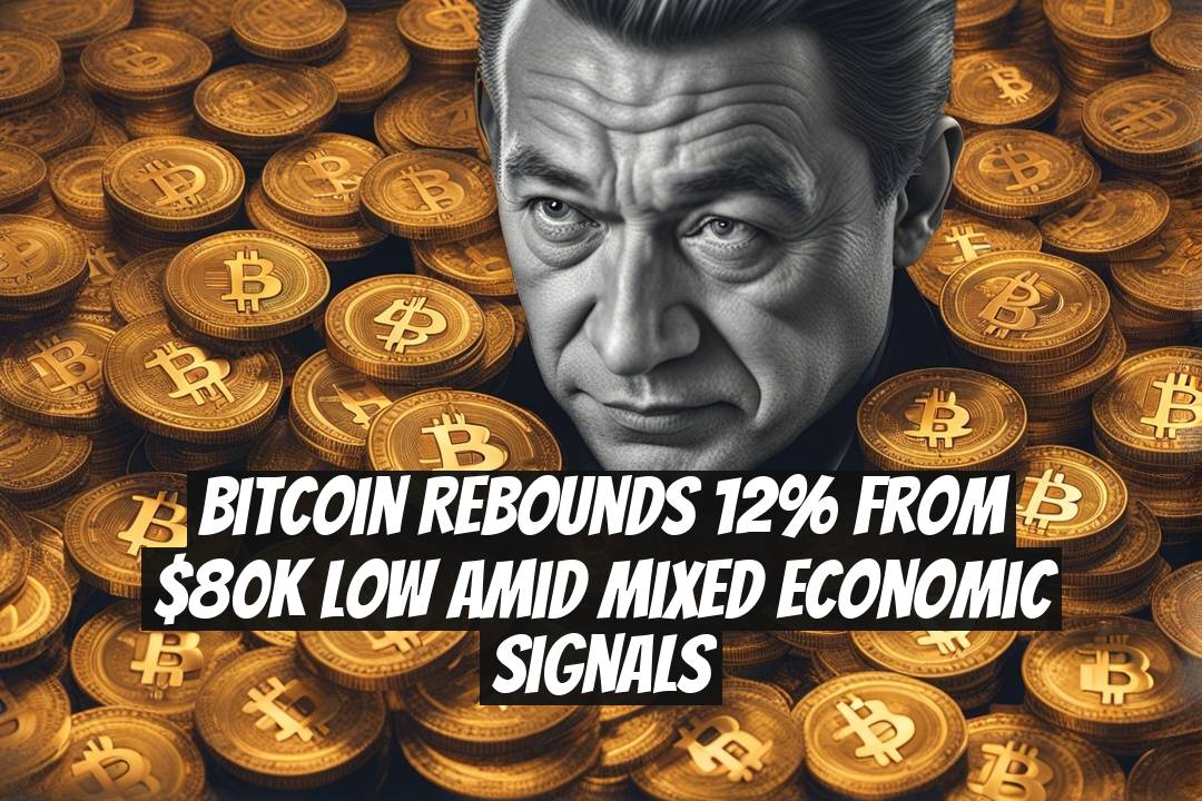 Bitcoin rebounds 12% from $80K low amid mixed economic signals