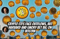 Crypto ETFs Face Outflows, but Harvard and Emory Bet Big on Bitcoin