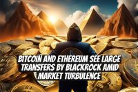 Bitcoin and Ethereum see large transfers by BlackRock amid market turbulence