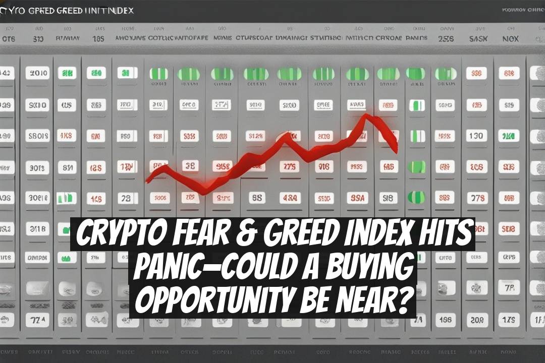 Crypto Fear & Greed Index Hits Panic—Could a Buying Opportunity Be Near?