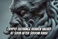 Crypto exchange Kraken valued at $20B after $800M raise