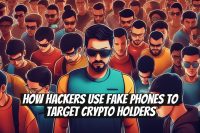 How hackers use fake phones to target crypto holders