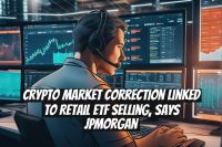 Crypto Market Correction Linked to Retail ETF Selling, Says JPMorgan