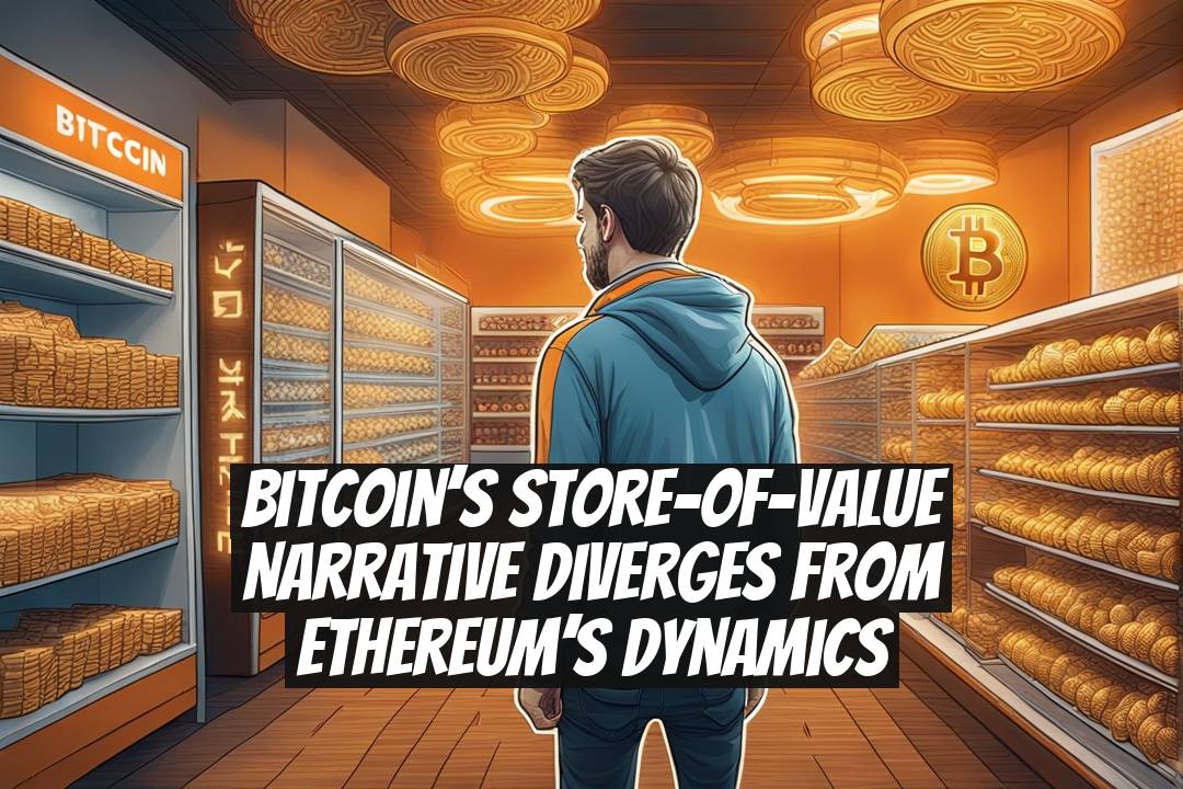 Bitcoin’s store-of-value narrative diverges from Ethereum’s dynamics