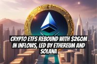 Crypto ETFs rebound with $260M in inflows, led by Ethereum and Solana