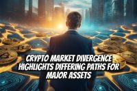 Crypto market divergence highlights differing paths for major assets