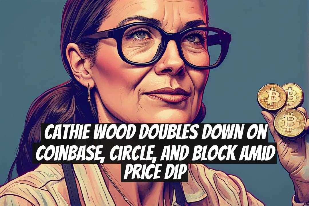 Cathie Wood doubles down on Coinbase, Circle, and Block amid price dip