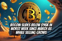 Bitcoin Slides Below $95K in Worst Week Since March as Whale Selling Grows