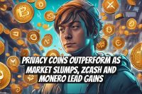 Privacy Coins Outperform as Market Slumps, Zcash and Monero Lead Gains