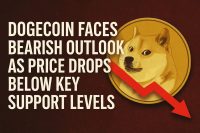 Dogecoin faces bearish outlook as price drops below key support levels