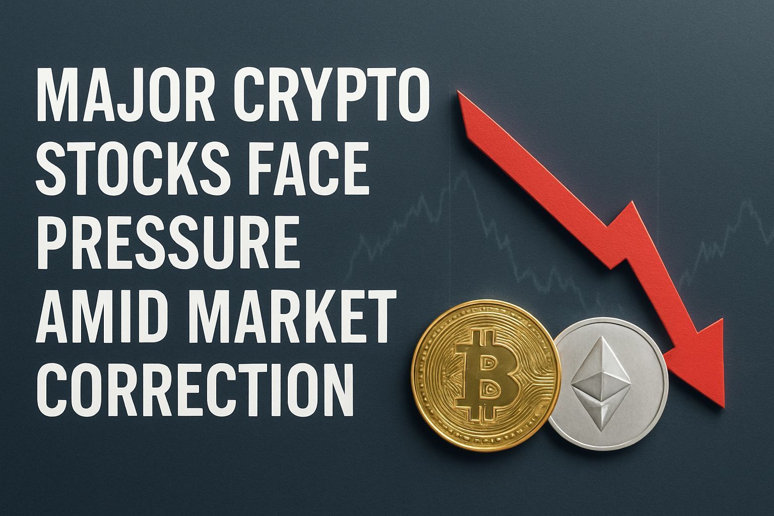Major Crypto Stocks Face Pressure Amid Market Correction