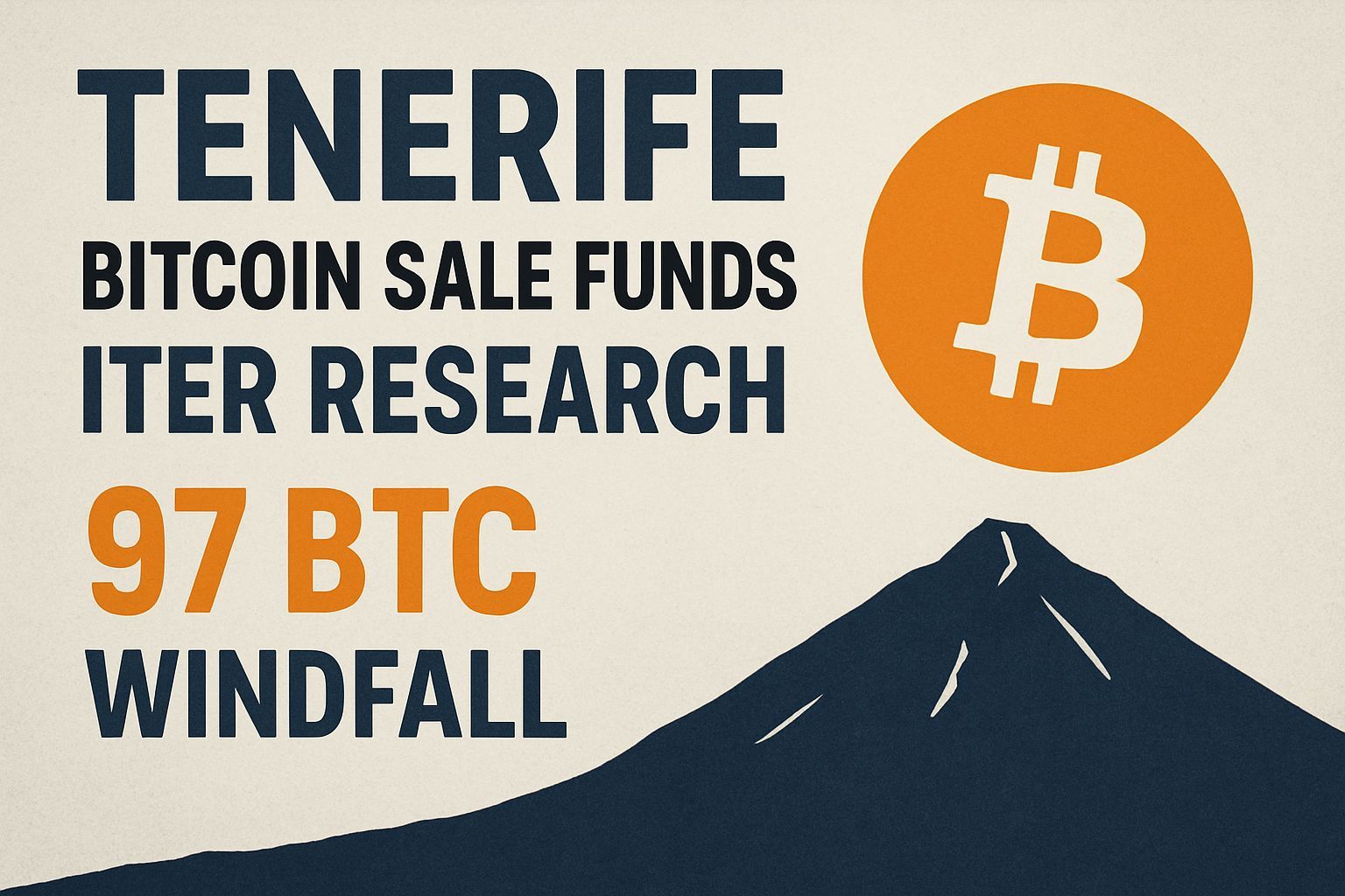 Tenerife bitcoin sale funds ITER research with 97 BTC windfall
