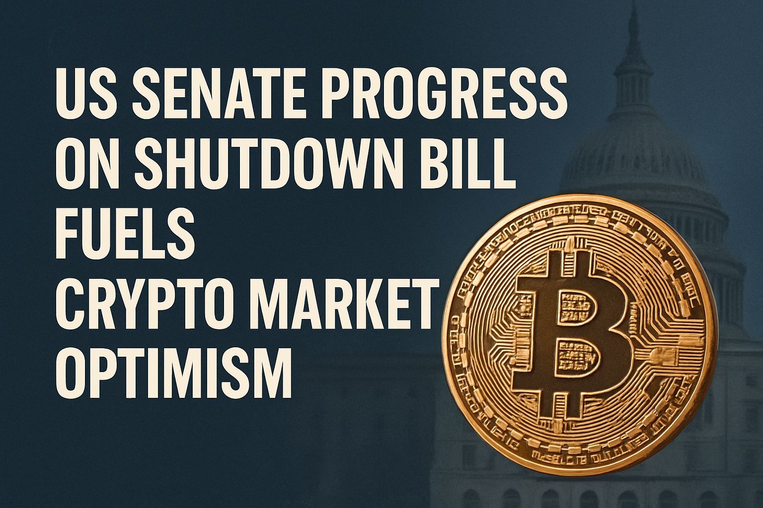US Senate Progress on Shutdown Bill Fuels Crypto Market Optimism