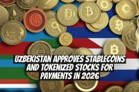 Uzbekistan approves stablecoins and tokenized stocks for payments in 2026