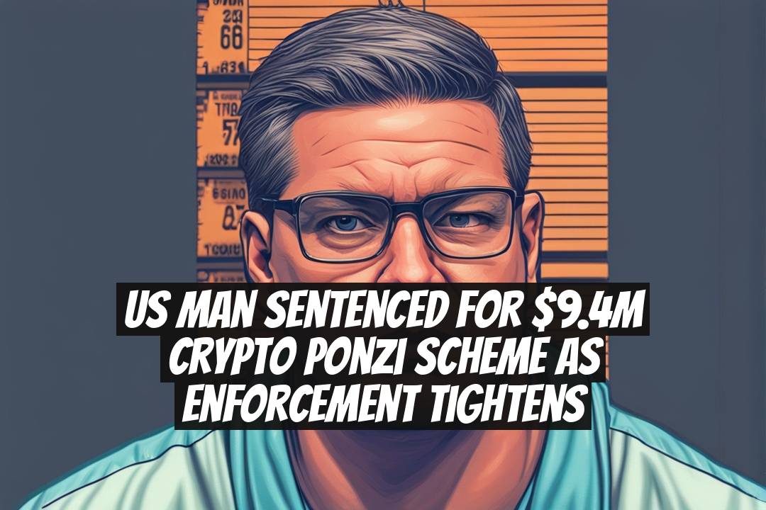 US Man Sentenced for $9.4M Crypto Ponzi Scheme as Enforcement Tightens