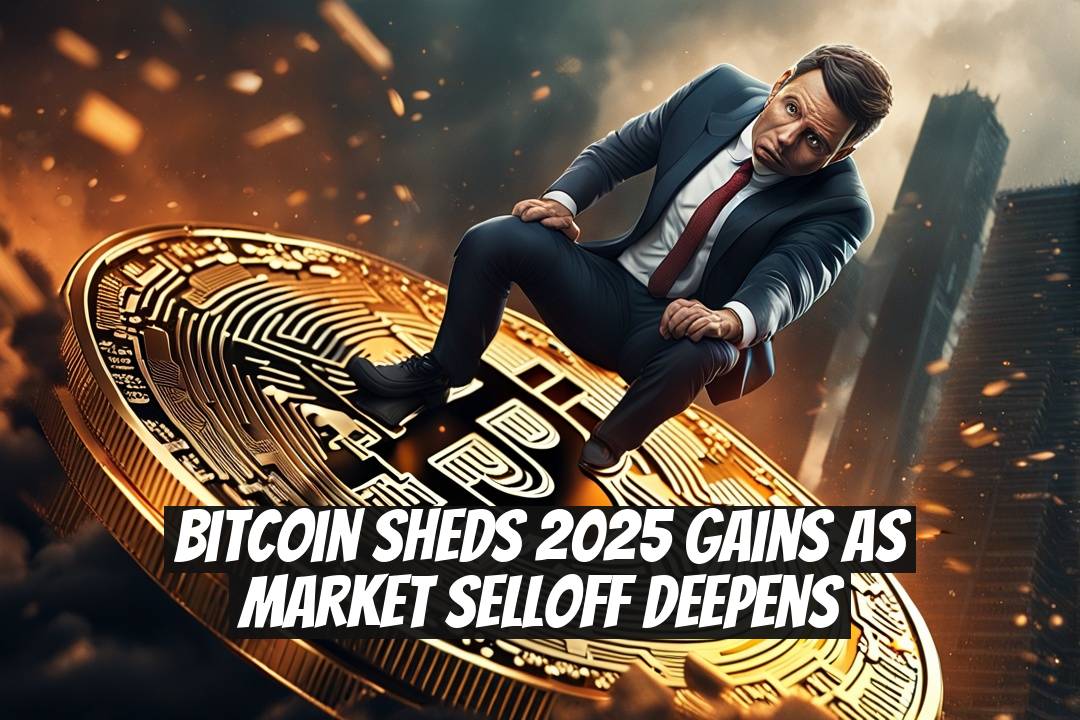Bitcoin Sheds 2025 Gains as Market Selloff Deepens