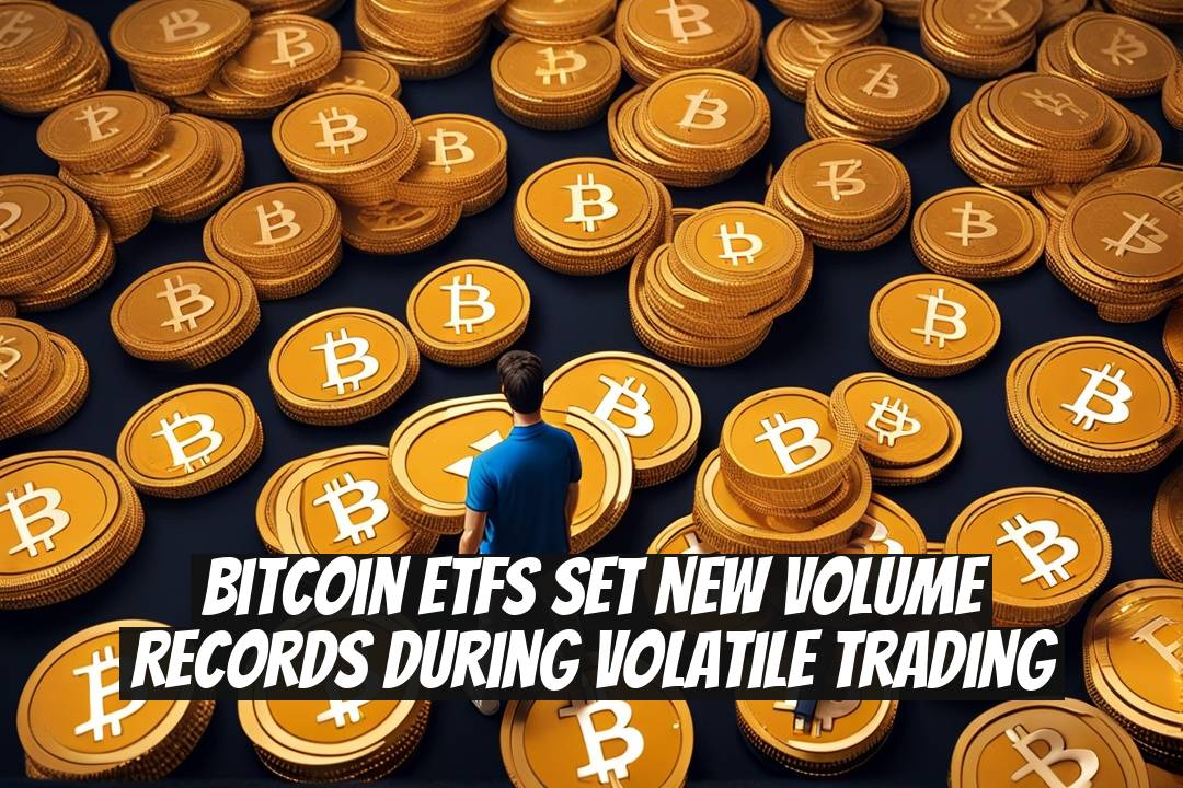 Bitcoin ETFs Set New Volume Records During Volatile Trading