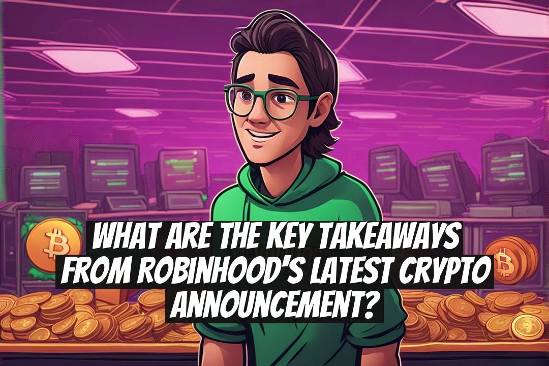 What are the key takeaways from Robinhood's latest crypto announcement?