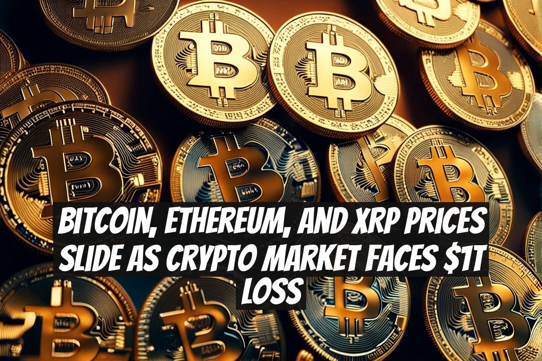 Bitcoin, Ethereum, and XRP Prices Slide as Crypto Market Faces $1T Loss