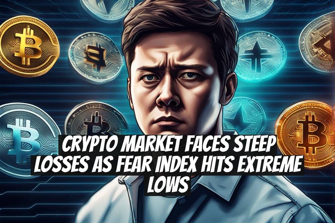 Crypto Market Faces Steep Losses as Fear Index Hits Extreme Lows