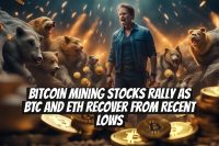 Bitcoin mining stocks rally as BTC and ETH recover from recent lows
