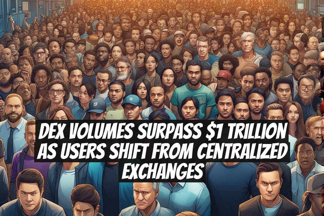 DEX volumes surpass $1 trillion as users shift from centralized exchanges