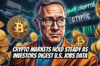 Crypto Markets Hold Steady as Investors Digest U.S. Jobs Data