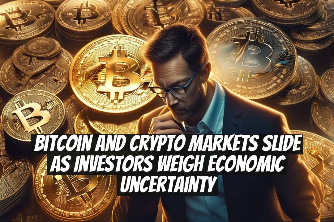 Bitcoin and Crypto Markets Slide as Investors Weigh Economic Uncertainty