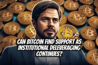 Can Bitcoin Find Support as Institutional Deleveraging Continues?