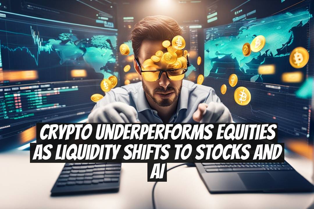 Crypto underperforms equities as liquidity shifts to stocks and AI