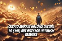 Crypto market inflows decline to $10B, but investor optimism remains