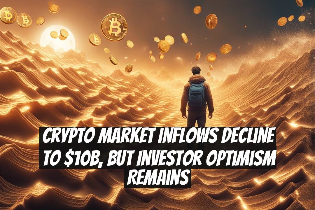 Crypto market inflows decline to $10B, but investor optimism remains