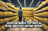 Dogecoin Whales Step Back as Retail Investors Sustain Support