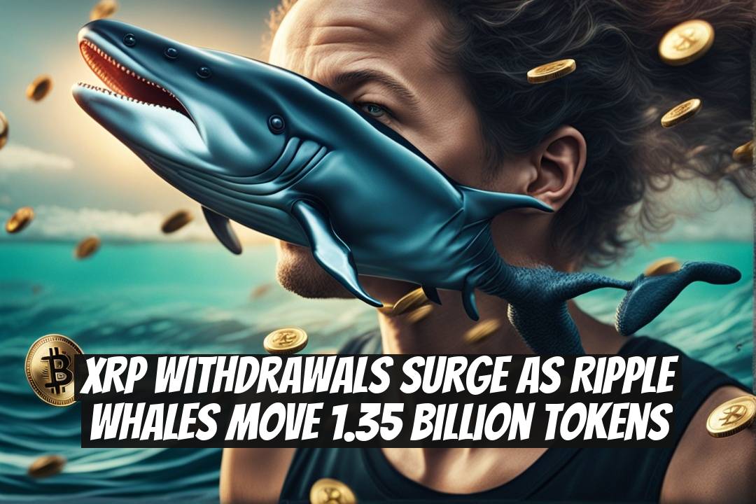XRP Withdrawals Surge as Ripple Whales Move 1.35 Billion Tokens