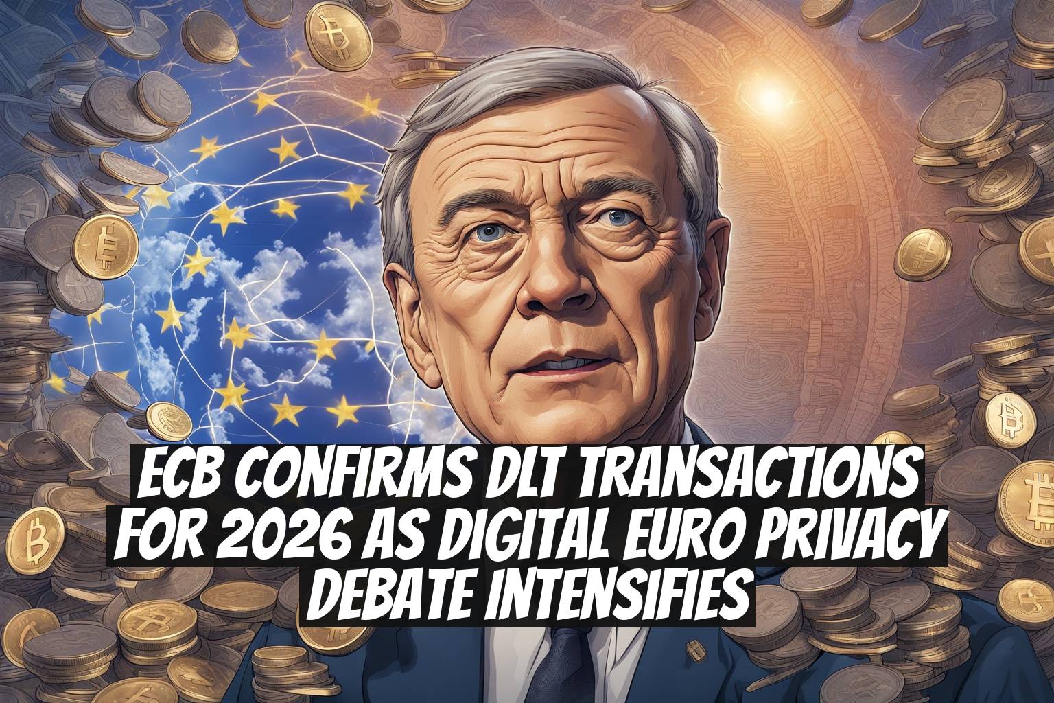 ECB Confirms DLT Transactions for 2026 as Digital Euro Privacy Debate Intensifies