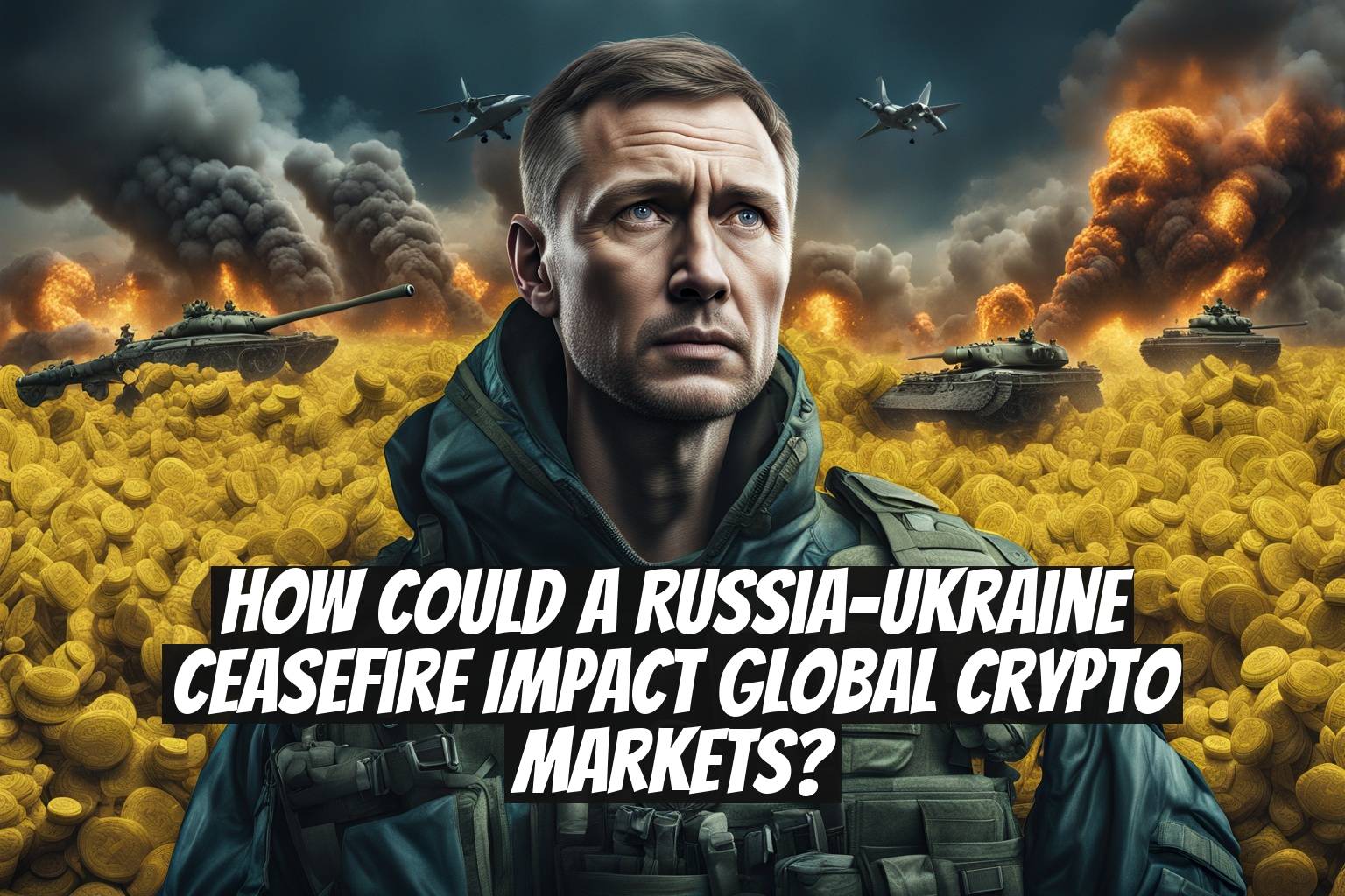 How could a Russia–Ukraine ceasefire impact global crypto markets?