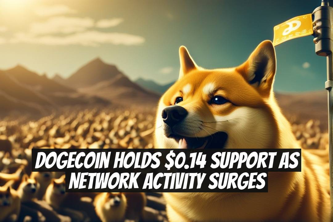 Dogecoin Holds $0.14 Support as Network Activity Surges