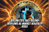 Bitcoin ETFs Face Record Outflows as Market Volatility Rises