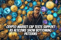 Crypto Market Cap Tests Support as Altcoins Show Bottoming Patterns